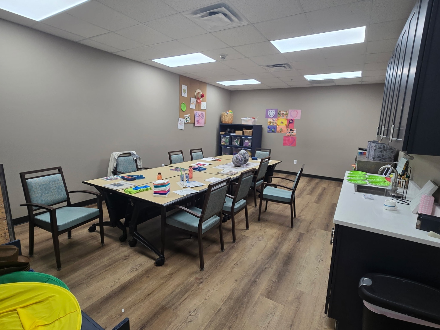 Center activity space